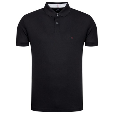 Tommy Hilfiger koszulka polo męska czarny r.M