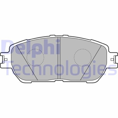 DELPHI LP2132 SET PADS HAMULCOWYCH, BRAKES  