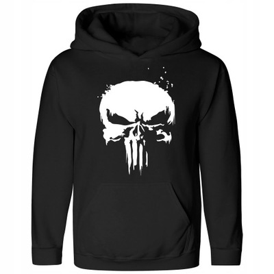 BLUZA Z KAPTUREM PUNISHER PUNISZER r. XXL 146-152