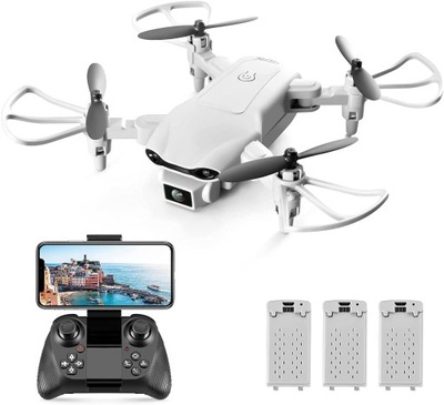 MINI DRON 2 KAMERY HD V9 ZAWIS RC QUADCOPTER