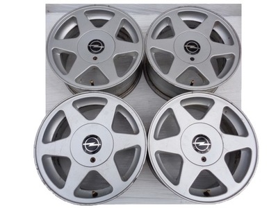 ALLOY WHEELS (TITANIUM) ORIGINAL 15' OPEL OMEGA A B C SENATOR ZAFIRA A VECTRA ASTRA ET33  