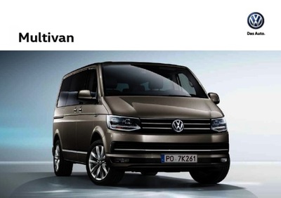 VOLKSWAGEN VW MULTIVAN PROSPEKT 2018 POLACO  