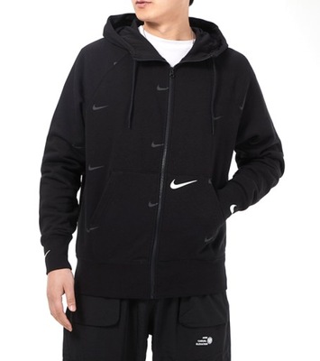 Bluza Nike Swoosh rozpinana z kapturem czarna L