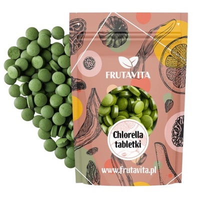 Chlorella w tabletkach 250 g OCZYSZCZANIE ODPORNOŚĆ 1000 SZT. DETOX