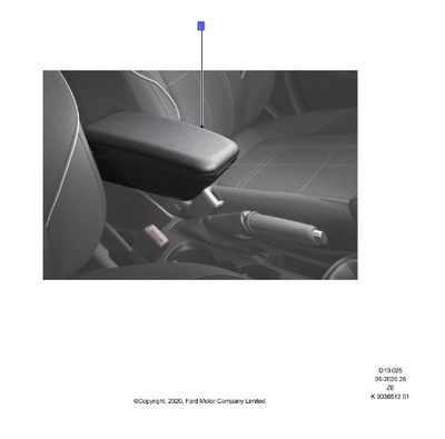 Підлокітник ford transit connect 2018- фото №1