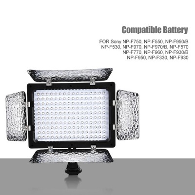 W160 Video Photography Light Panel lampy 6000K