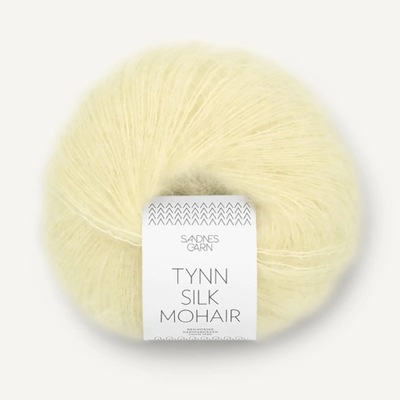 Włóczka Sandnes Garn Tynn Silk Mohair 2101 wanilia