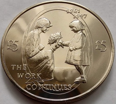 1132 - Alderney 5 funtów, 2002