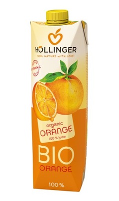 Sok Pomarańczowy 100% Bez Cukru 1L - Hollinger