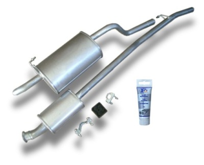 Renault clio ii 1.4i глушники kpl.+gratisy фото №1