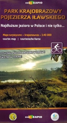 PARK KRAJOBRAZOWY POJEZIERZA IŁAWSKIEGO MAPA