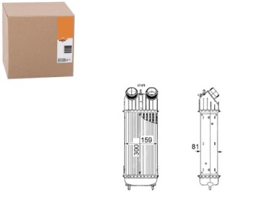 Nrf30196 интеркулер citroen c3 1,6hdi peugeot 100 фото №1