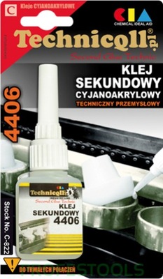 KLEJ SEKUNDOWY TECHNICZNY 4406 TECHNICQL 50g C-822