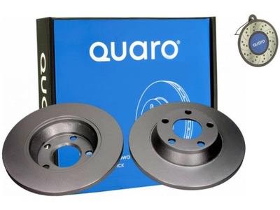 ДИСКИ ТОРМОЗНЫЕ ПЕРЕД QUARO QD9761 + ZAPACH