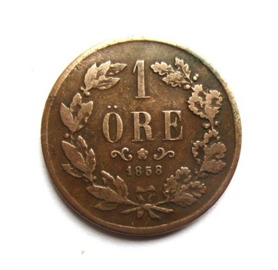 1 Ore 1858 r. Szwecja