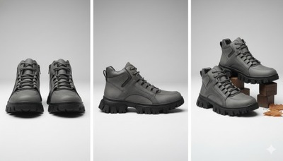 Szare Botki Na Traperze 38