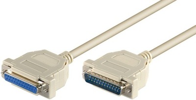 MicroConnect D-SUB 25-pin Extension Cable, 2m
