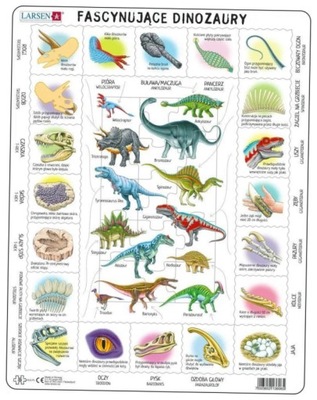 Puzzle. Fascynujące dinozaury
