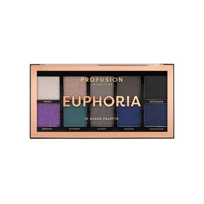 Profusion Euphoria Eyeshadow Palette paleta 10 cieni do powiek P1