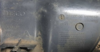 Молдинг стійка iveco daily iv 348000500 фото №1