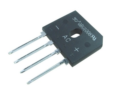 MOSTEK 10A 1000V PŁASKI KBU1010