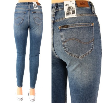 LEE SCARLETT HIGHT RISE SKINNY JEANSY _ W28 L31