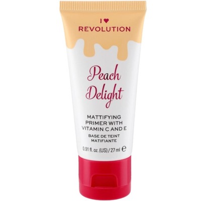 Baza pod Makijaż Wygładzająca PEACH DELIGHT I Heart Makeup Revolution 27 ml