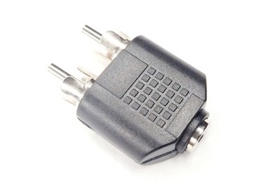 ADAPTER JACK 3,5mm 2X RCA -WTYK