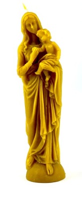 Figura MATKI BOSKIEJ z Wosku Pszczelego Pachnącaa