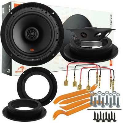 JBL STAGE2 624 ALTAVOCES AUDI A4 B8 A5 Q3 Q5 PARTE DELANTERA  