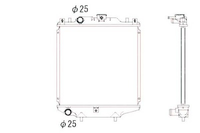 РАДИАТОР DAEWOO TICO SUZUKI NRF