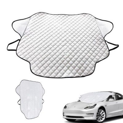 POKROWIEC NA SZYBĘ SAMOCHODU ZIMOWY SKŁADANY Z OCHRONĄ PRZED MROZEM I LODEM