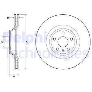 DISCO DE FRENADO DELPHI BG9955  