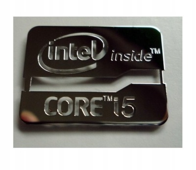 Naklejka Intel Core i5 Metal Edition 21x16mm 066