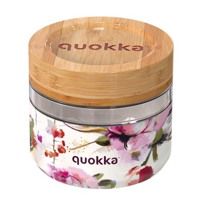Quokka Deli Food Jar - Pojemnik szklany na żywność / lunchbox 500 ml (Dark