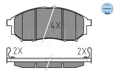 MEYLE PADS HAM. NISSAN P. NAVARA/PATHFINDER 05- Z SENSOR  