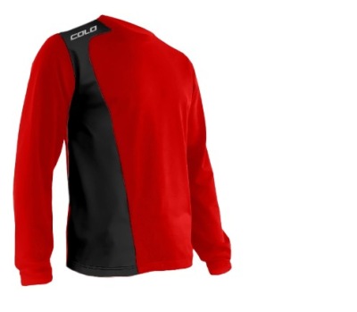 Bluza bramkarska COLO Impery czerwono/czarna - 128