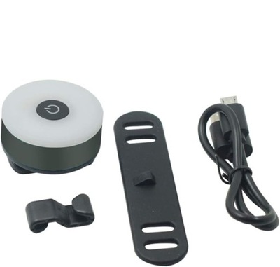 LAMPKA ROWEROWA TYLNA-ŁADOWANA NA USB-C SPORTOWE TYLNE ŚWIATŁO ROWEROWE LED