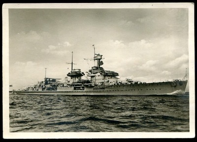 Krążownik Nurnberg Kriegsmarine III Rzesza oryginał