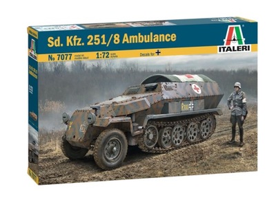 Model 1:72 Italeri 7077 Sd. Kfz. 251/8 Ambulance