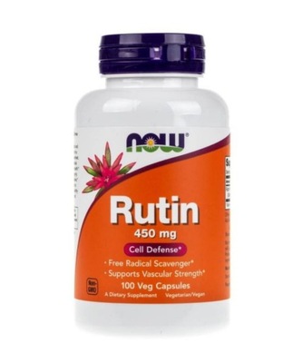 Now Foods Rutyna 450 mg - 100 kapsułek
