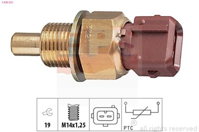 SENSOR TEMPERATURA DE LÍQUIDO REFRIGERACIÓN CITROEN BERLINGO 1,4 96- 1-830-321  