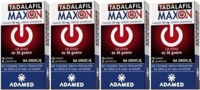 4x Tadalafil Maxon 10mg 2szt Lek Erekcja Potencja