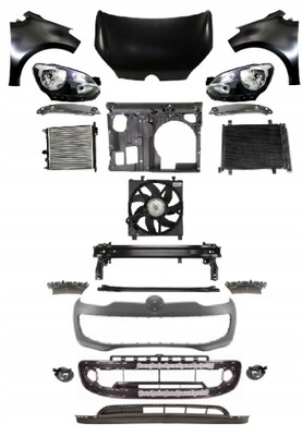 VW UP! VW120 2012-2016 SUKOMPLEKTUOTAS PRIEK. VARIKLIO DANGTIS DIRŽAS 