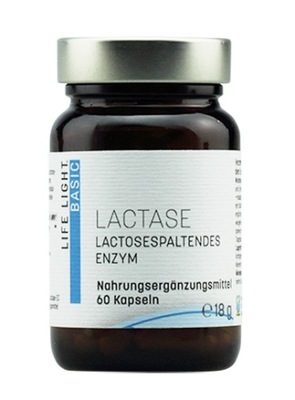 NATURALNY ENZYM LAKTAZA 60 KAPSUŁEK 58 MG