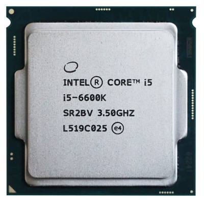 Procesor INTEL i5 6600K 4x3,5GHz s. 1151