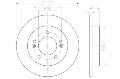 Textar тормозные диски тормозные 2szt hyundai задняя ix20 10- фото №1