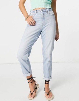 HOLLISTER JASNONIEBIESKIE PROSTE JEANSY (28)