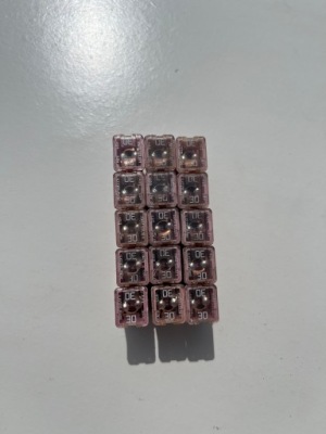 Jeep wj предохранитель 30a littelfuse pal kostkowy фото №1