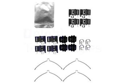 Delphi lx0609 набір аксесуари, гальмівні колодки гальмівні фото №1